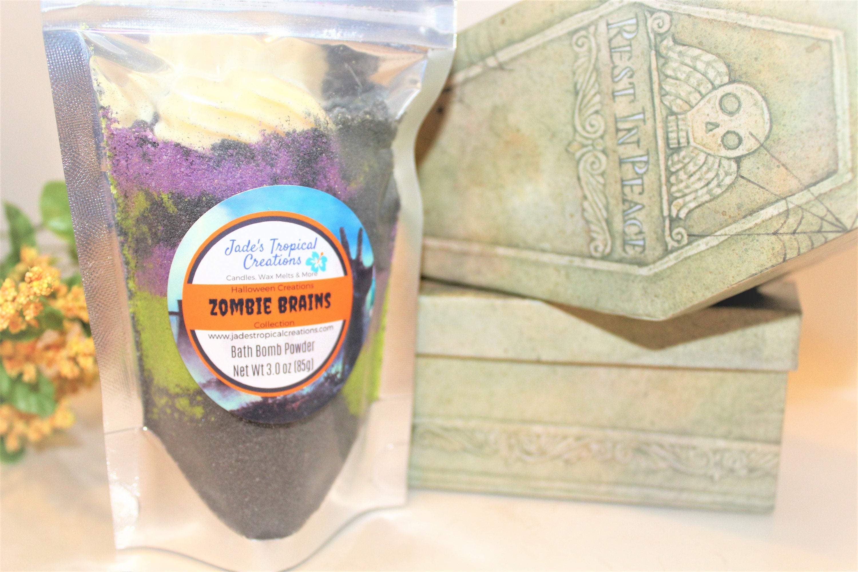 Zombie Brains Bath Bomb Powder-6