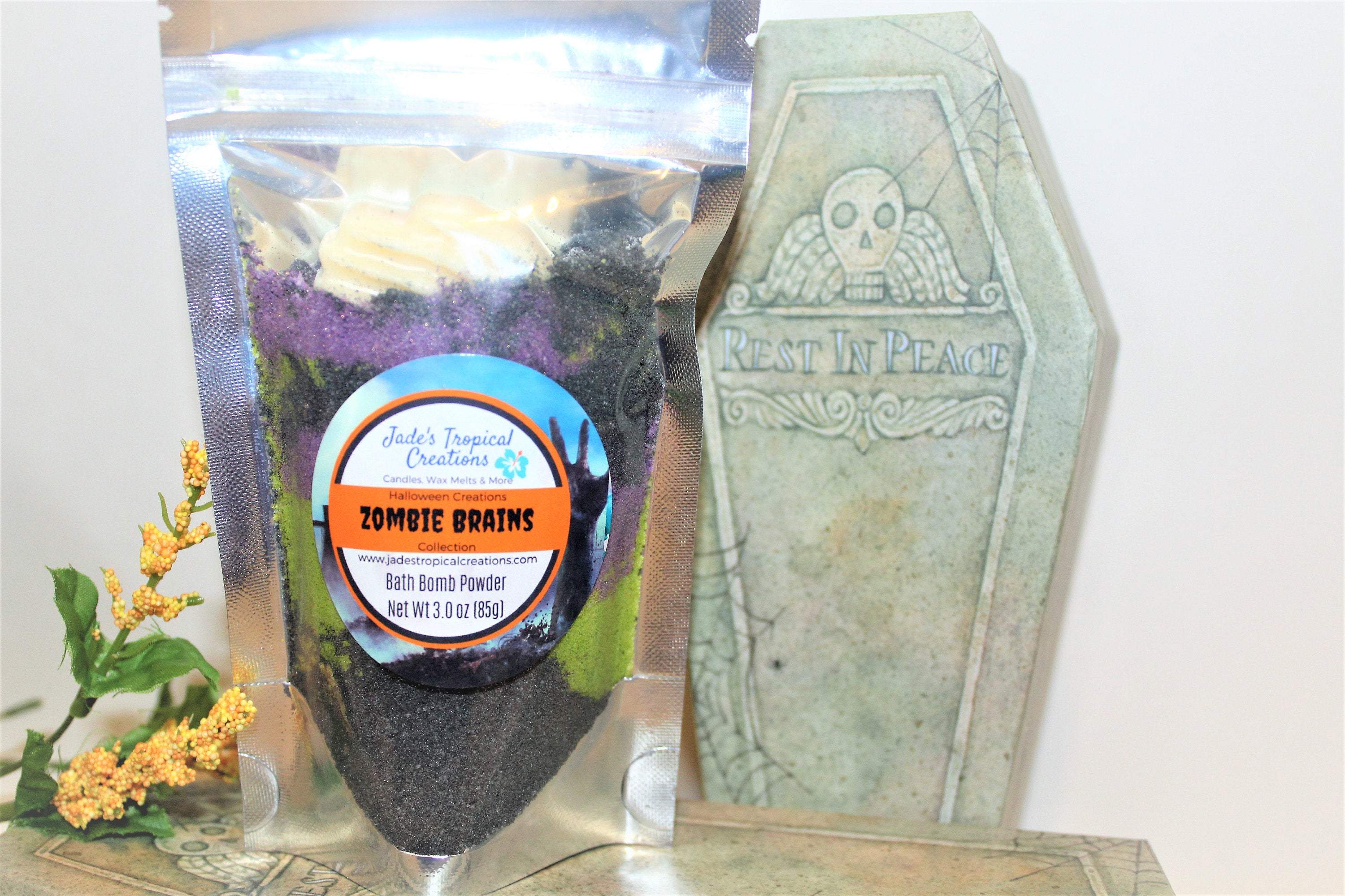 Zombie Brains Bath Bomb Powder-7