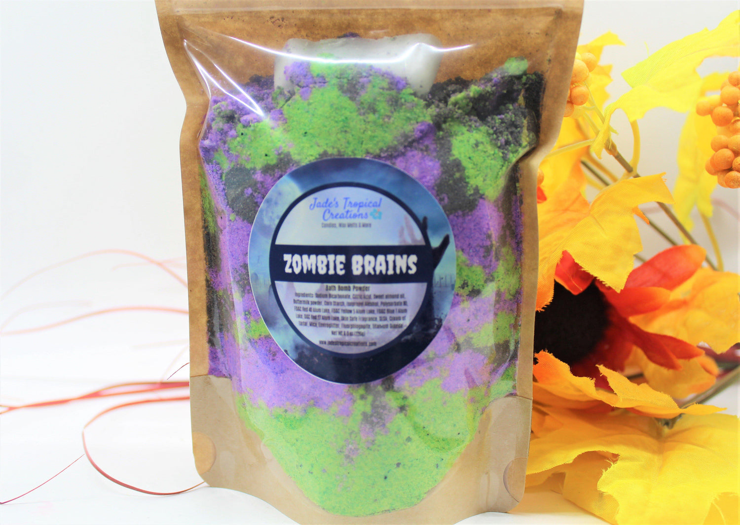 Zombie Brains Bath Bomb Powder-0